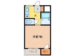 第2メゾンイズミ【1階】の間取り