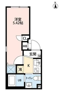 アトリオ新宿早稲田【2階】の間取り