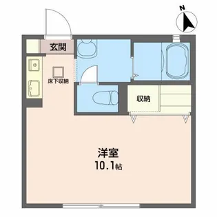 メゾン・シュクル【1階】の間取り