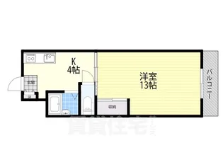 発春八坂ハイツ【2階】の間取り