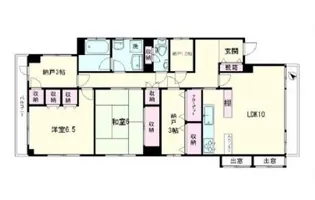 カーサ ヴェルデ【9階】の間取り