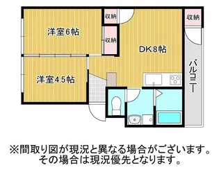 スルガハイツ8号【4階】の間取り