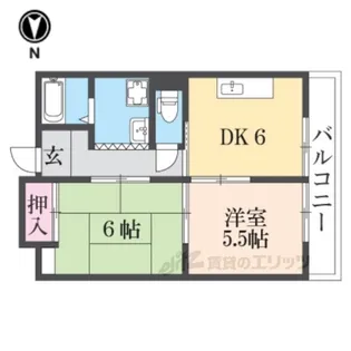 エクセレンス恒榮【2階】の間取り