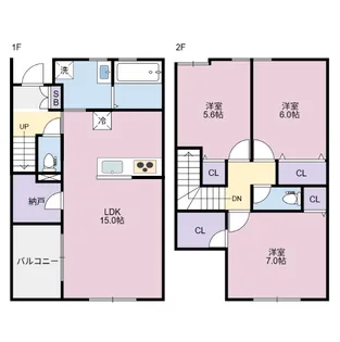 Lino住吉の間取り