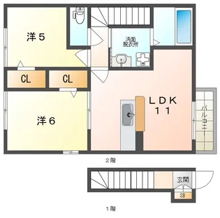 belistri【2階】の間取り