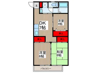 リサ-ビア【1階】の間取り