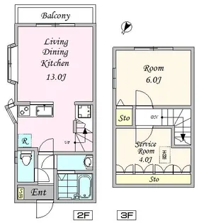 ラ・スカーラ善福寺【2階】の間取り