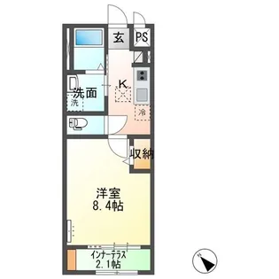 Suzuran Strada【1階】の間取り
