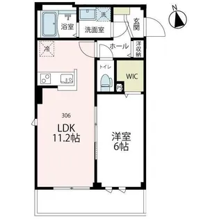 メゾンブランシュオダワラ【3階】の間取り