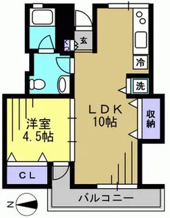 第2シャトレー青山【1階】の間取り