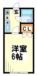 ヴィラハイム 電気通信大学受験生事前予約可能物件【1階】の間取り