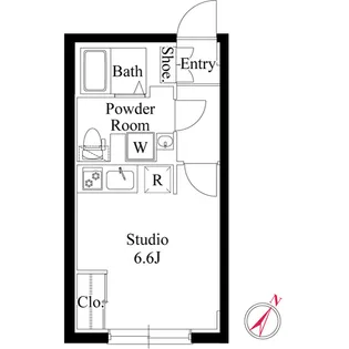 アバンティア初台【3階】の間取り