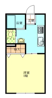 コーポ21タシロ【1階】の間取り