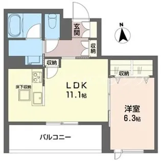 仮)南流山シャーメゾン【1階】の間取り