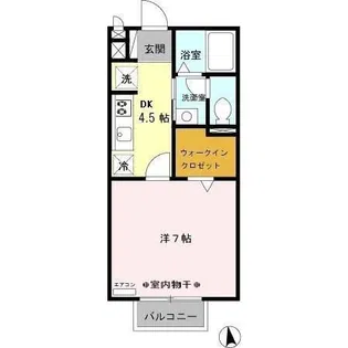 マーメゾン 加茂【1階】の間取り