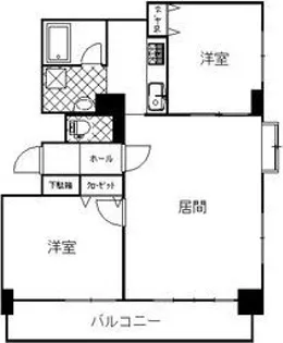 フジエール菊水【7階】の間取り