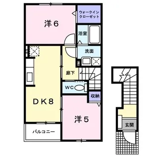 サンリット【2階】の間取り