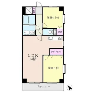 池田ビル【5階】の間取り