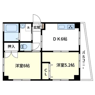 サンハイムS【3階】の間取り