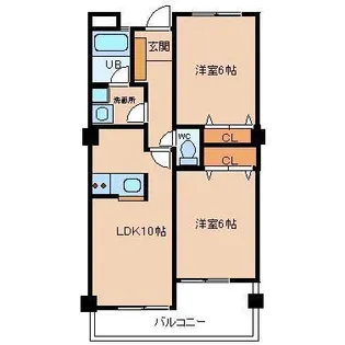 ImagineII【2階】の間取り