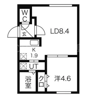 アステール【2階】の間取り