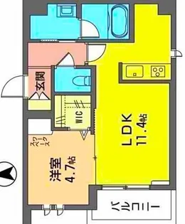 el alivio杉崎町【3階】の間取り