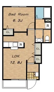 メゾン・シーダー壱番館【2階】の間取り