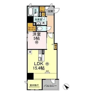 セントラルコートU【8階】の間取り
