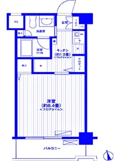 イトーピア仲町台【4階】の間取り