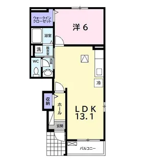 ミュリエル【1階】の間取り