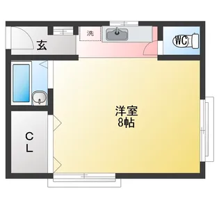 小日向コーポ【1階】の間取り