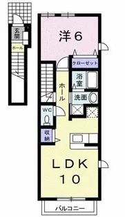 ヴィオラ・マードレ【2階】の間取り
