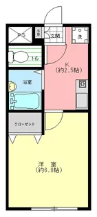 アコールK【1階】の間取り