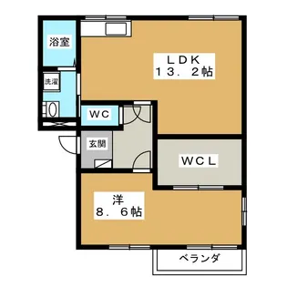 カントリーハイツ A【2階】の間取り