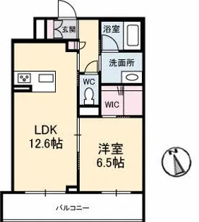 シャーメゾン ブラウ【2階】の間取り