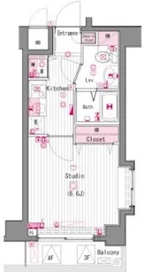 ガラ・ステージ立川【2階】の間取り