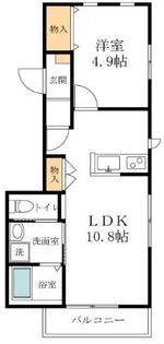 サンモール【2階】の間取り
