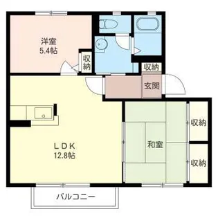 ガーデンヒルズA【2階】の間取り