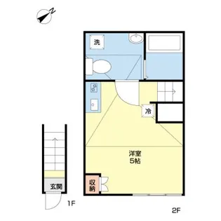 インベスト戸越公園【2階】の間取り