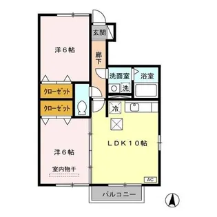 プレミール・カーサ A【1階】の間取り