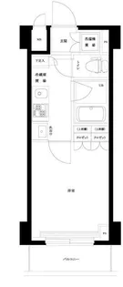 ルーブル川崎都町弐番館【9階】の間取り