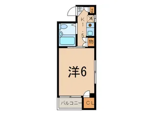 ブル-ムシティ【2階】の間取り