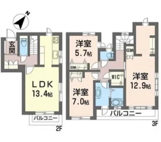 ソシア・ホカリの間取り