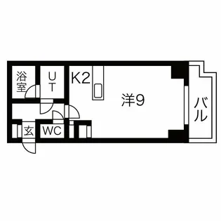 アップタウンハイツ【2階】の間取り