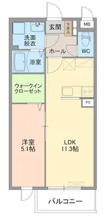 レジデンスノーブル【2階】の間取り