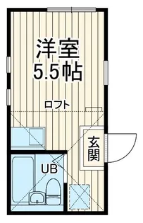 ユナイト能見台エルドレッド【1階】の間取り
