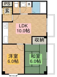 ABCライフ東岸和田【4階】の間取り
