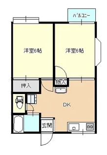 グランデュールタナカA棟【1階】の間取り