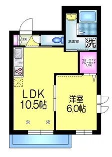 トーヨーメゾン中央 A【1階】の間取り