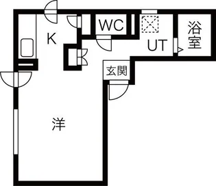 シェラ白石【1階】の間取り